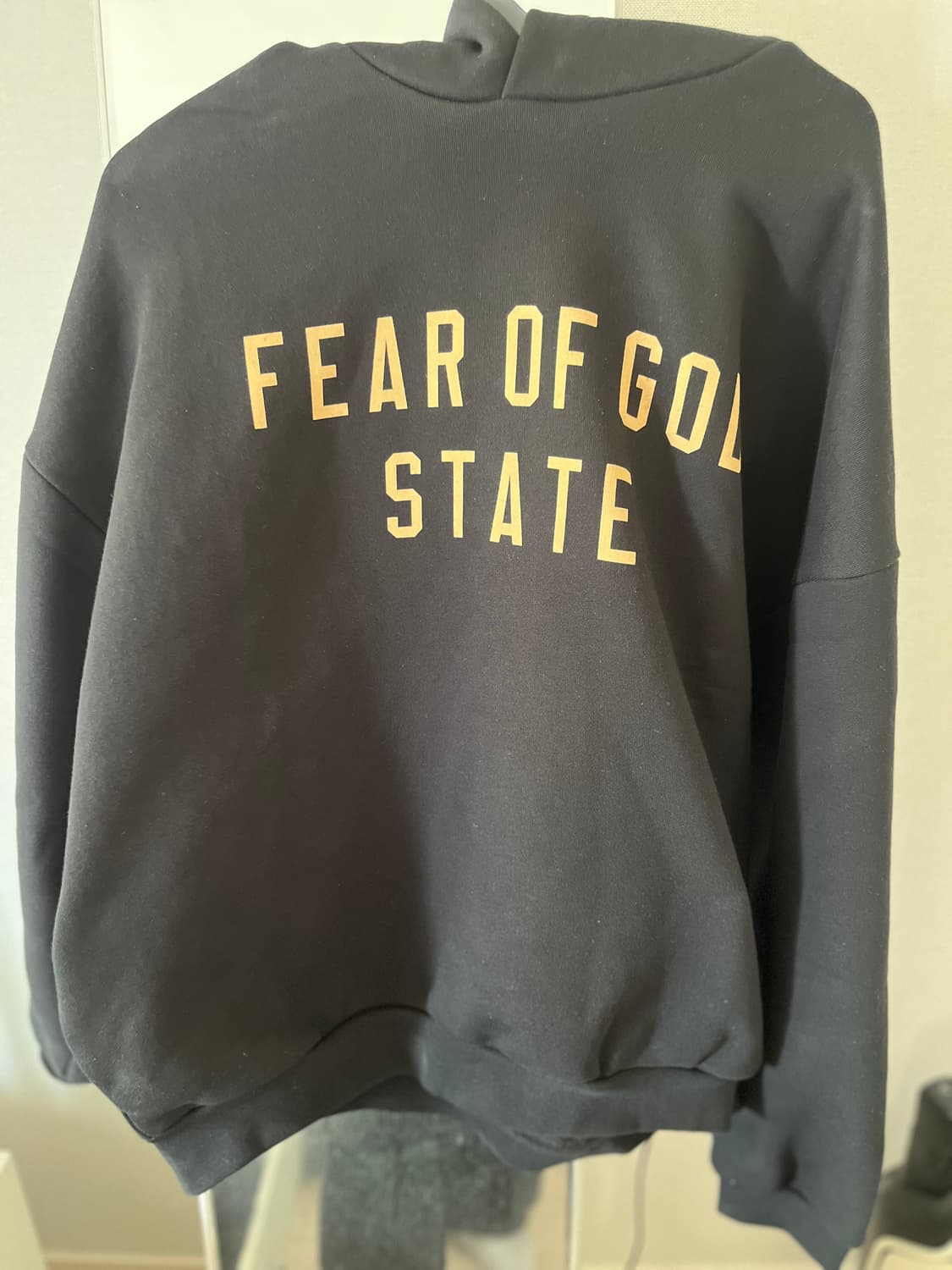 피오갓 에센셜 플리스 스테이트 후드 블랙 미디움  상품이미지3