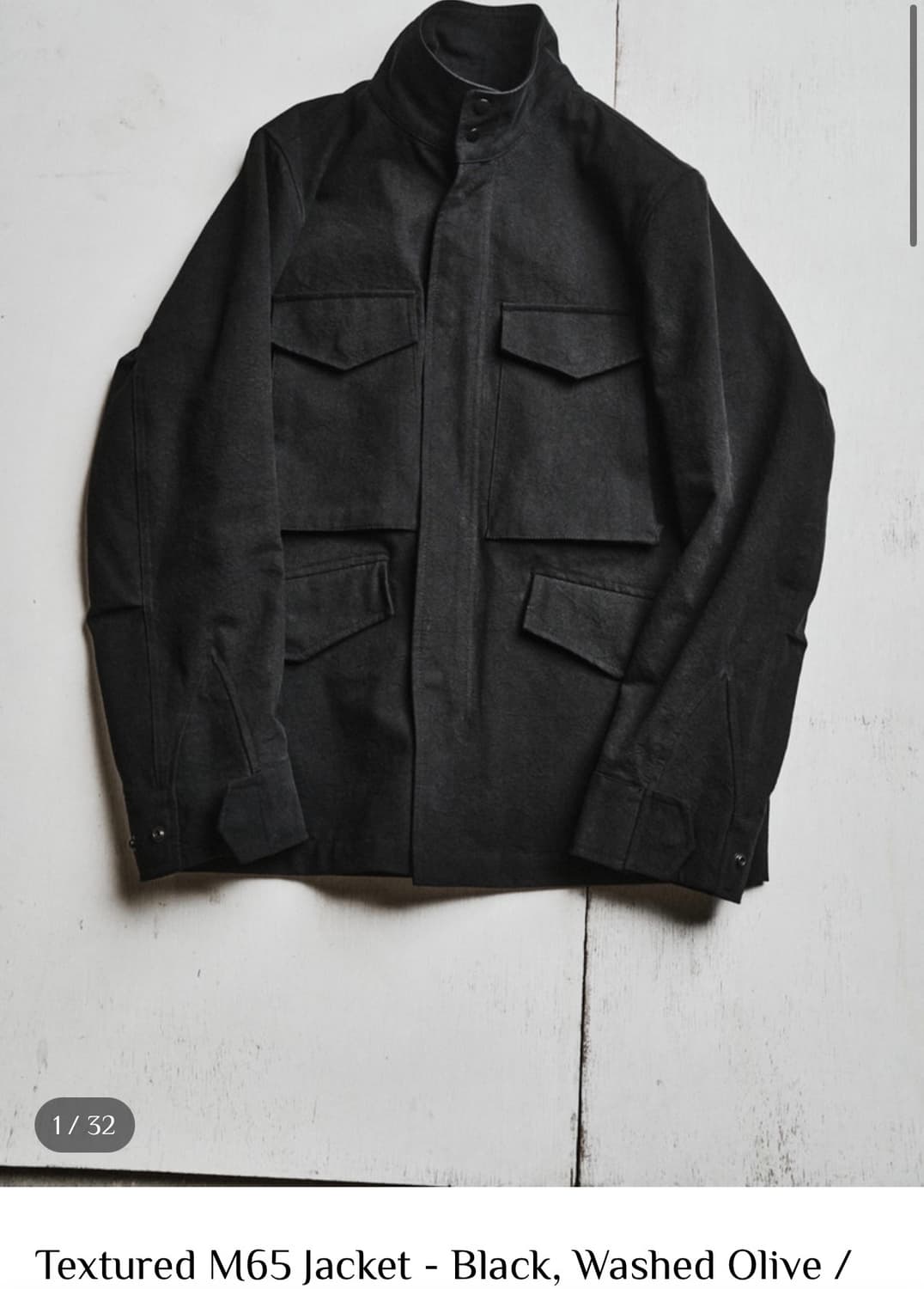 (구매) mono prive m65 블랙 3사이즈 상품이미지1