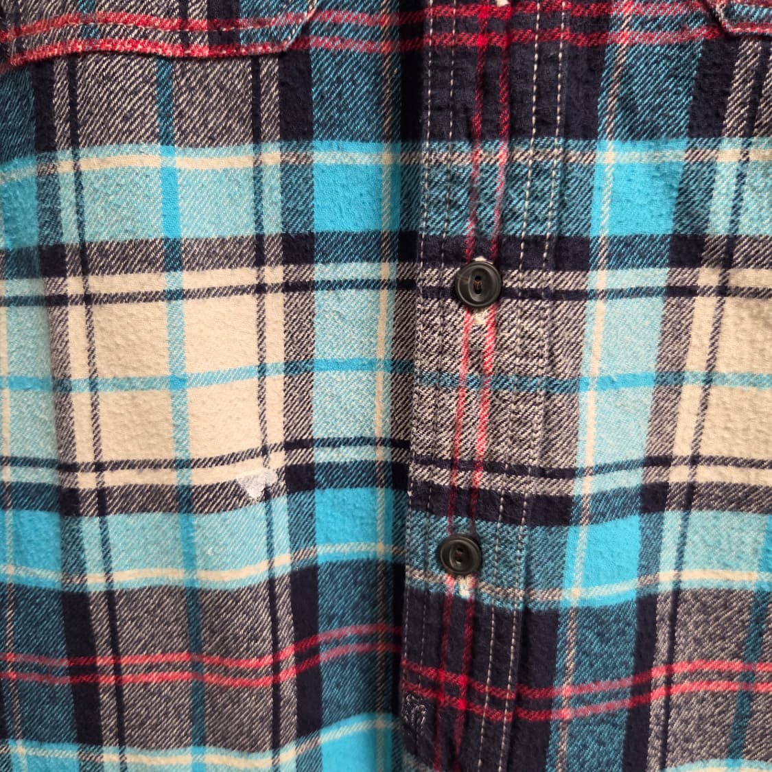 American Eagle 헤리티지 플란넬 체크 셔츠 L(100) 상품이미지5