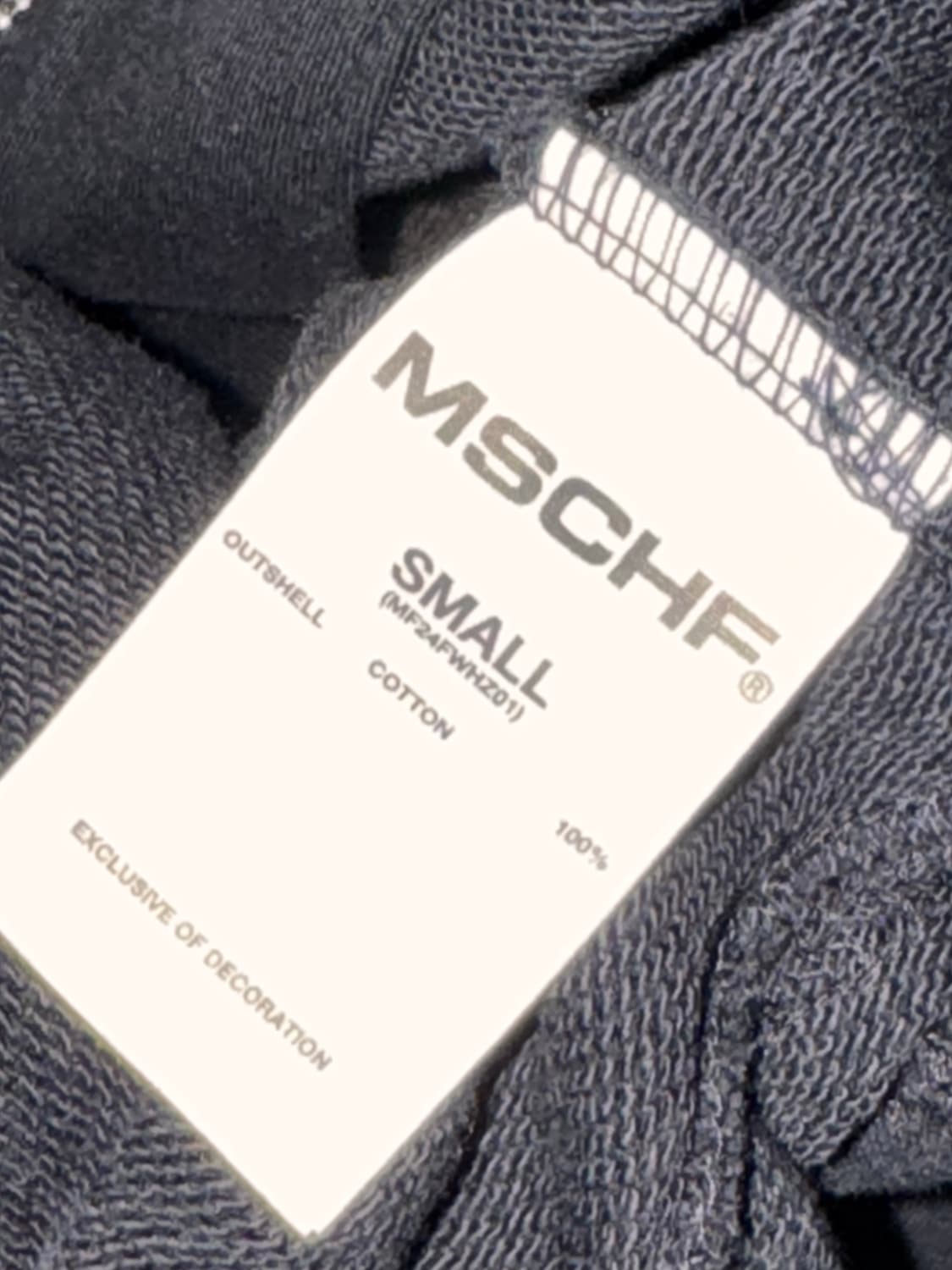 미스치프 빅 포켓 후드 워시드 블랙 상품이미지4