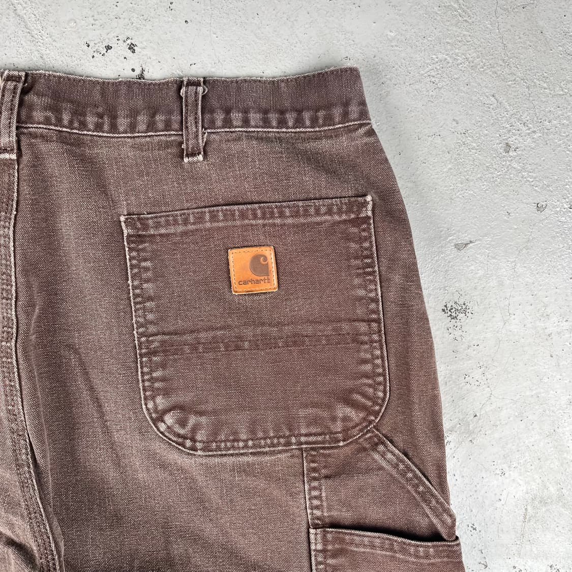 칼하트 다크 브라운 싱글니 카펜터 팬츠 B11DKB 상품이미지6
