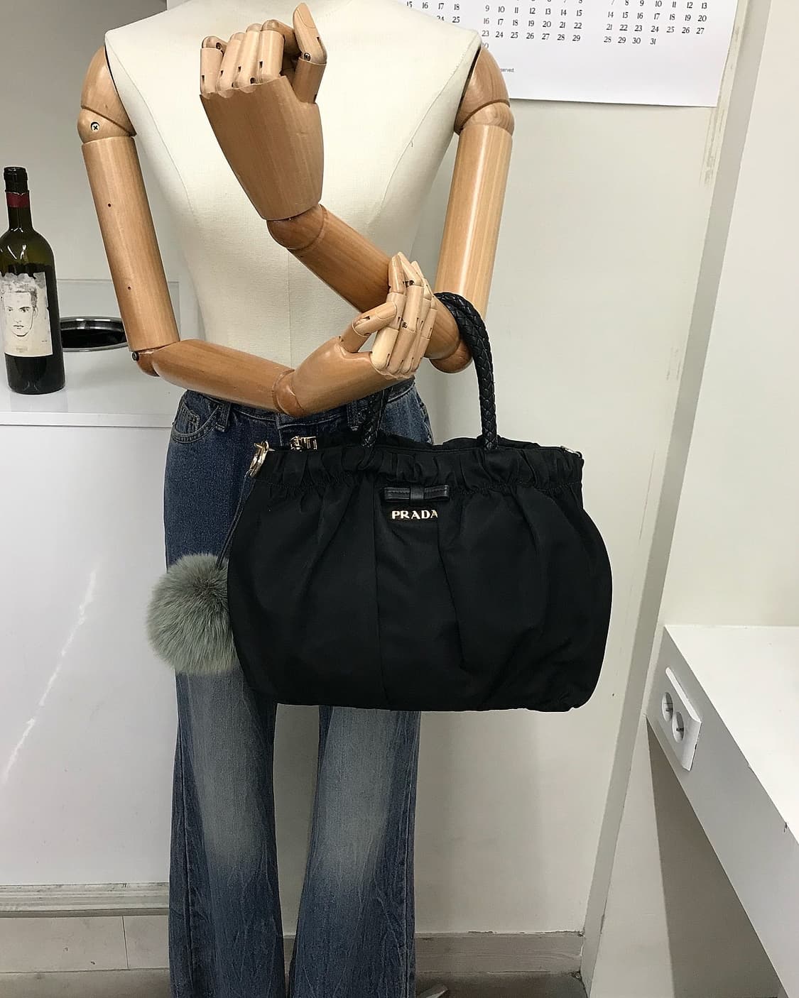 프라다 포코노 리본 토트백 상품이미지9