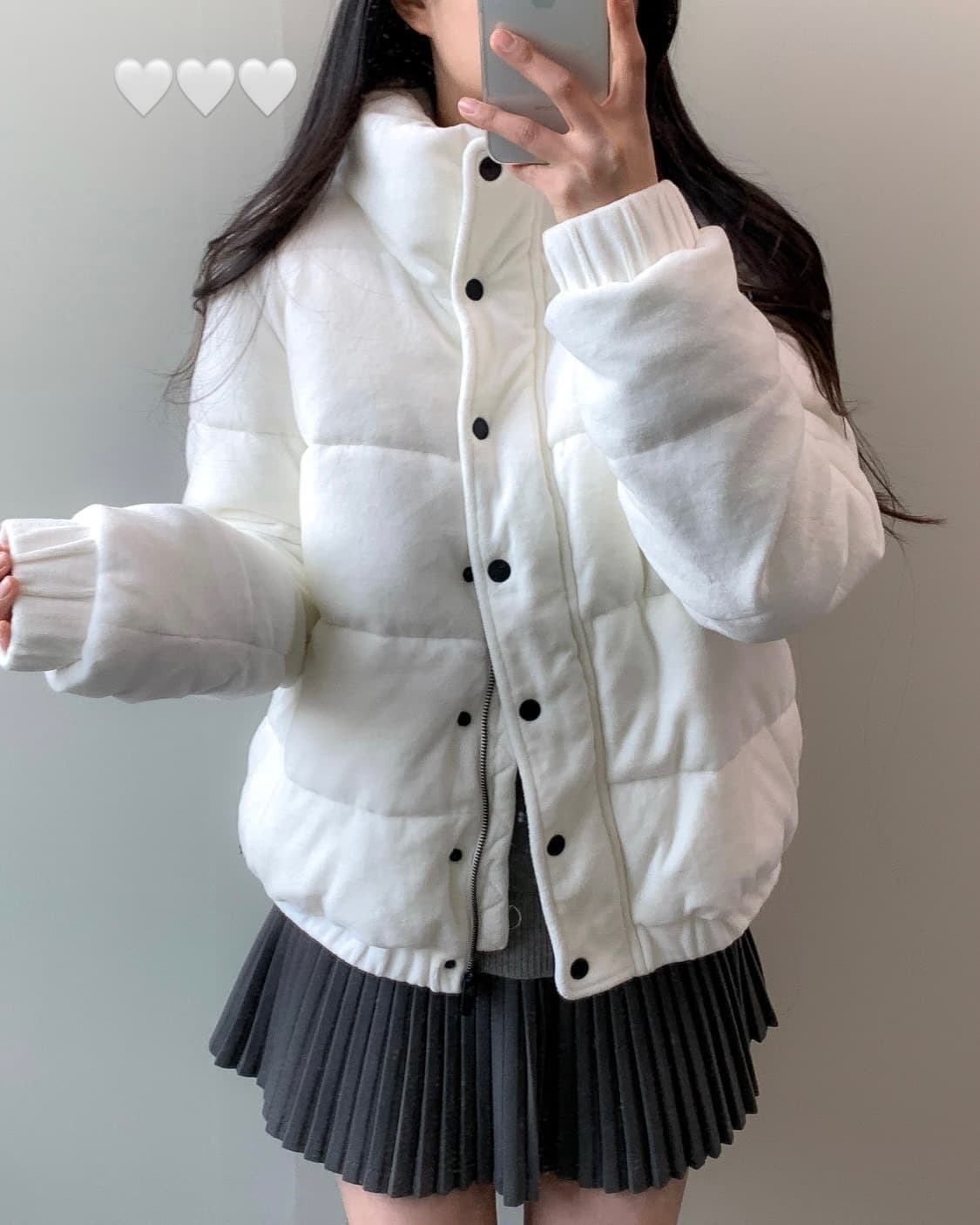 DKNY 벨벳 점퍼 상품이미지1