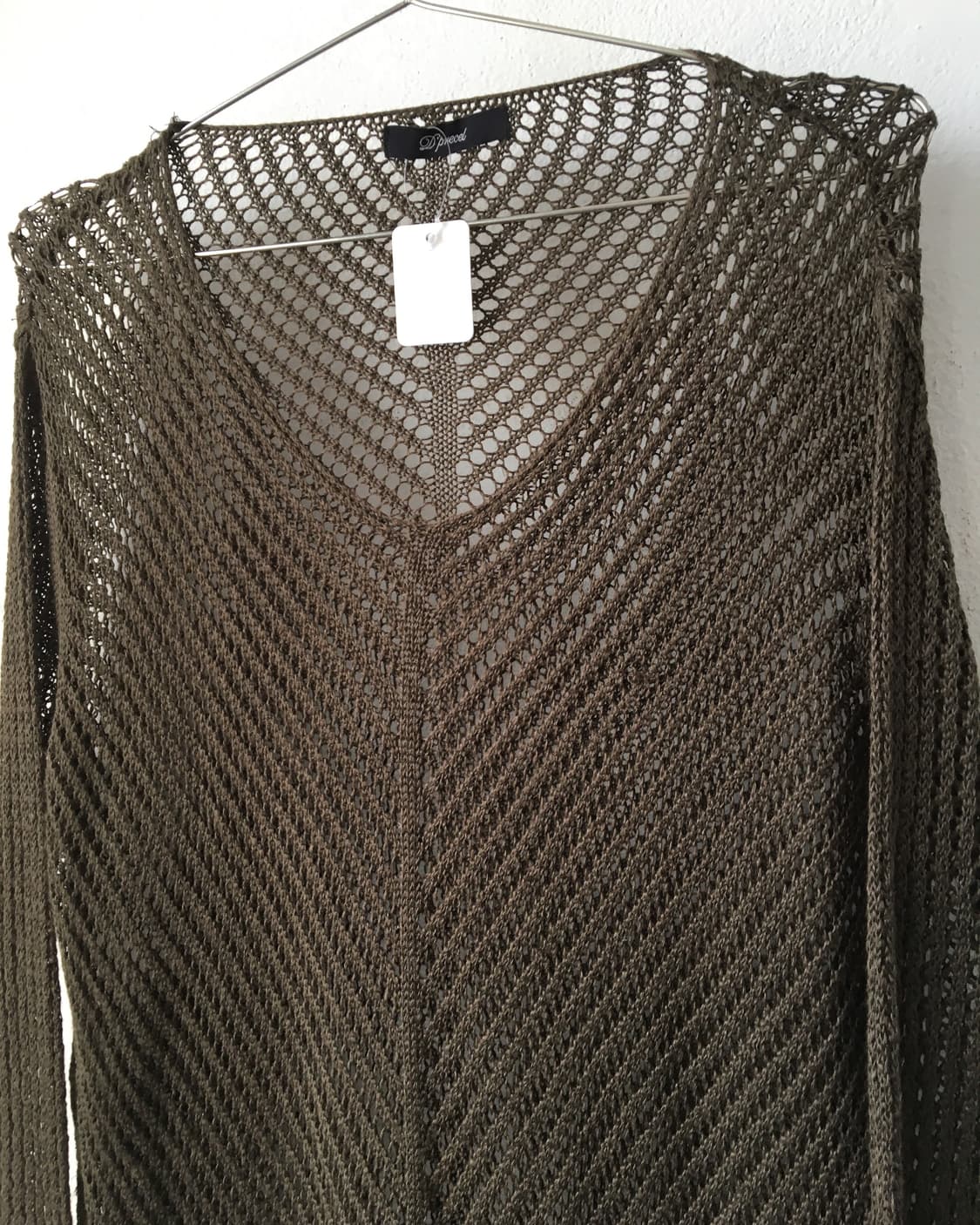 Khaki Punching knit 상품이미지4