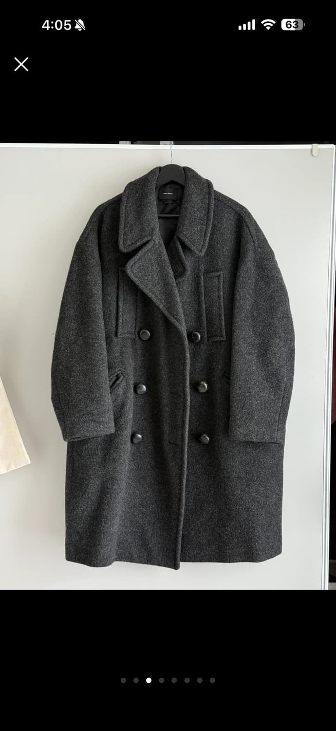 이자벨마랑(Isabel Marant) 울100 오버사이즈핏 코트 상품이미지1