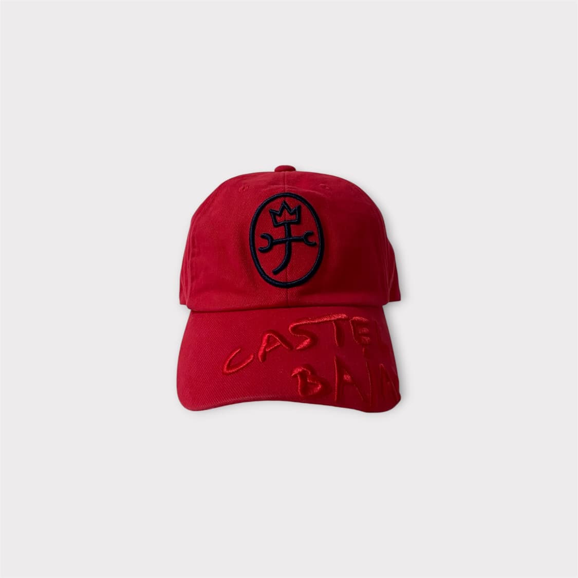 까스텔바작 자수포인트 레드 골프 모자 (1764) 상품이미지1