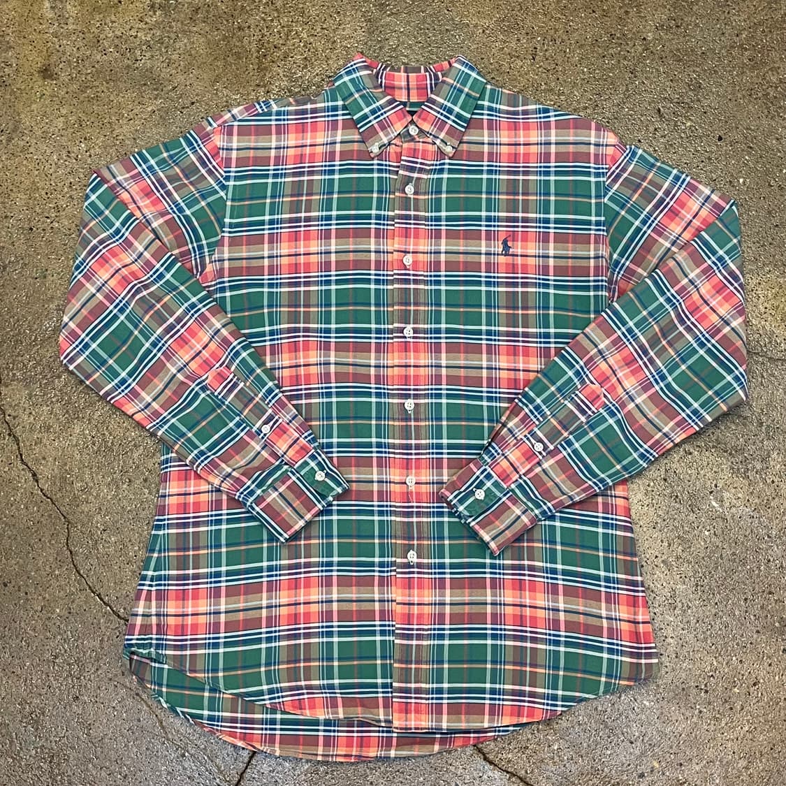 미국 빈티지 폴로 랄프로렌 체크셔츠 남방 상품이미지1