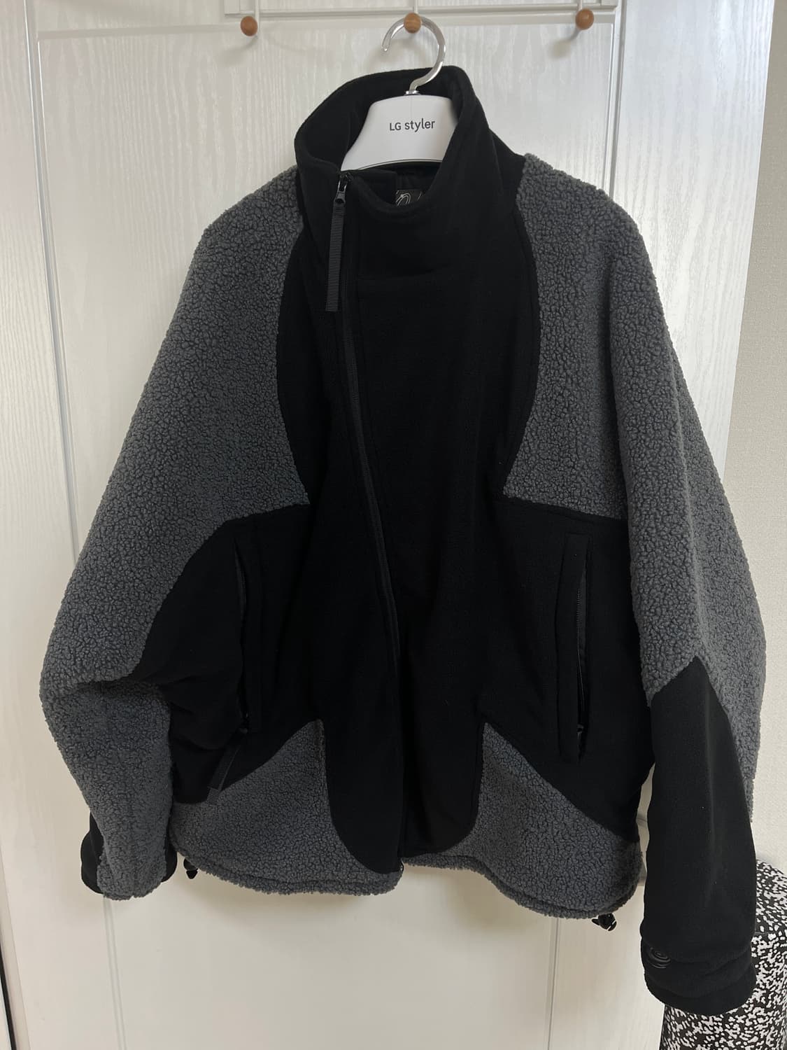 글랙 누빔 후리스 집업 자켓 105~110 상품이미지3