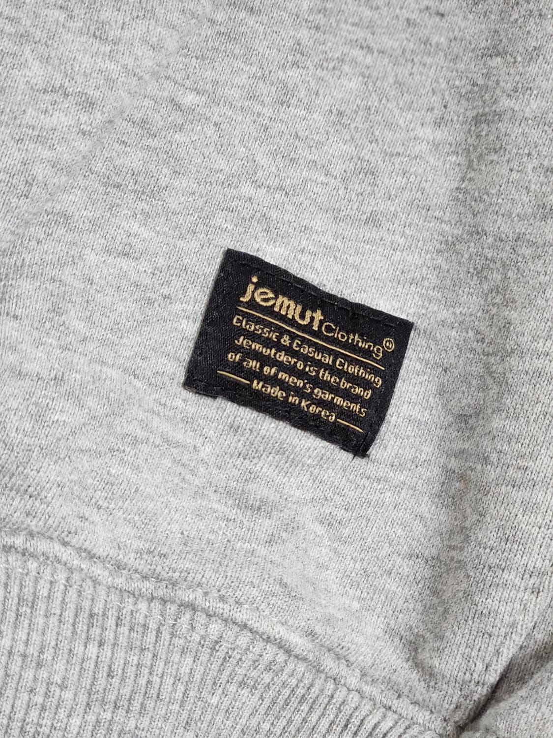 회색 빅사이즈 후드티 (가슴반품59) 상품이미지4