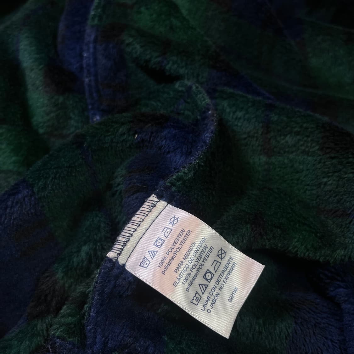 폴로 랄프로렌 블랙 와치 포니 플리스 로브 (허리끈 망실) 상품이미지5