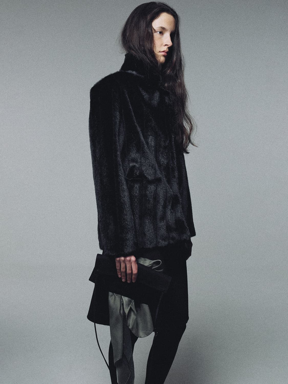 낫띵리튼 Misha faux fur jacket (Black) 상품이미지3