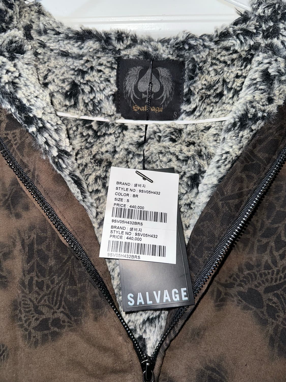 salvage 샐비지 오리엔탈 고스펑크 퍼후드 집업 상품이미지4