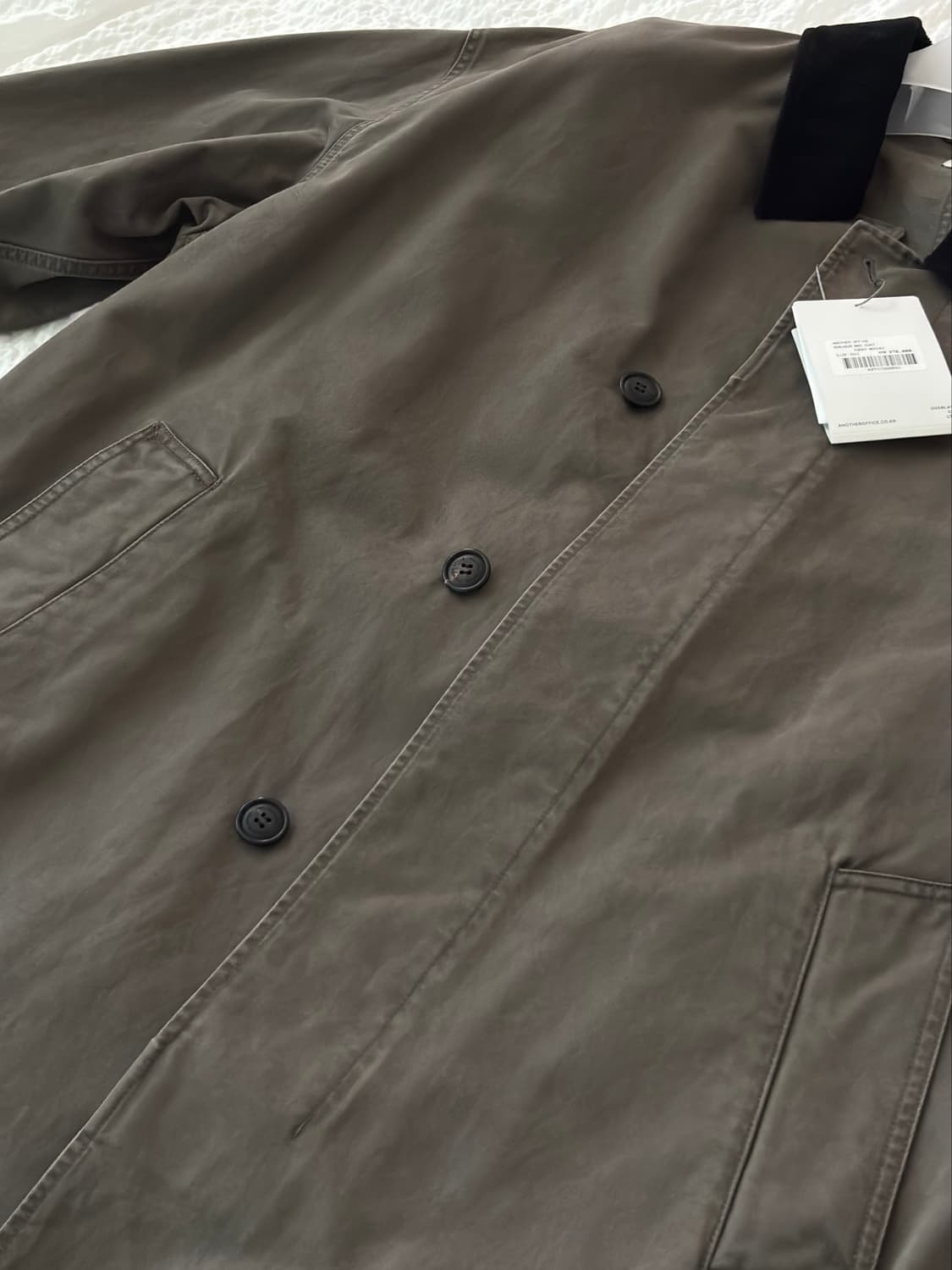 어나더오피스 Bonjour Mac Coat  (Gray mocha) 상품이미지3