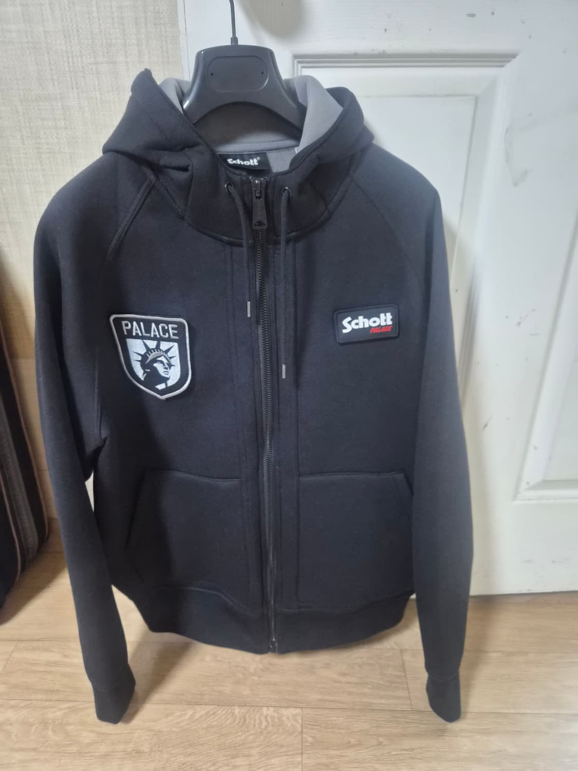 팔라스 Schott  후드집업 블랙 M사이즈 26ss 상품이미지1