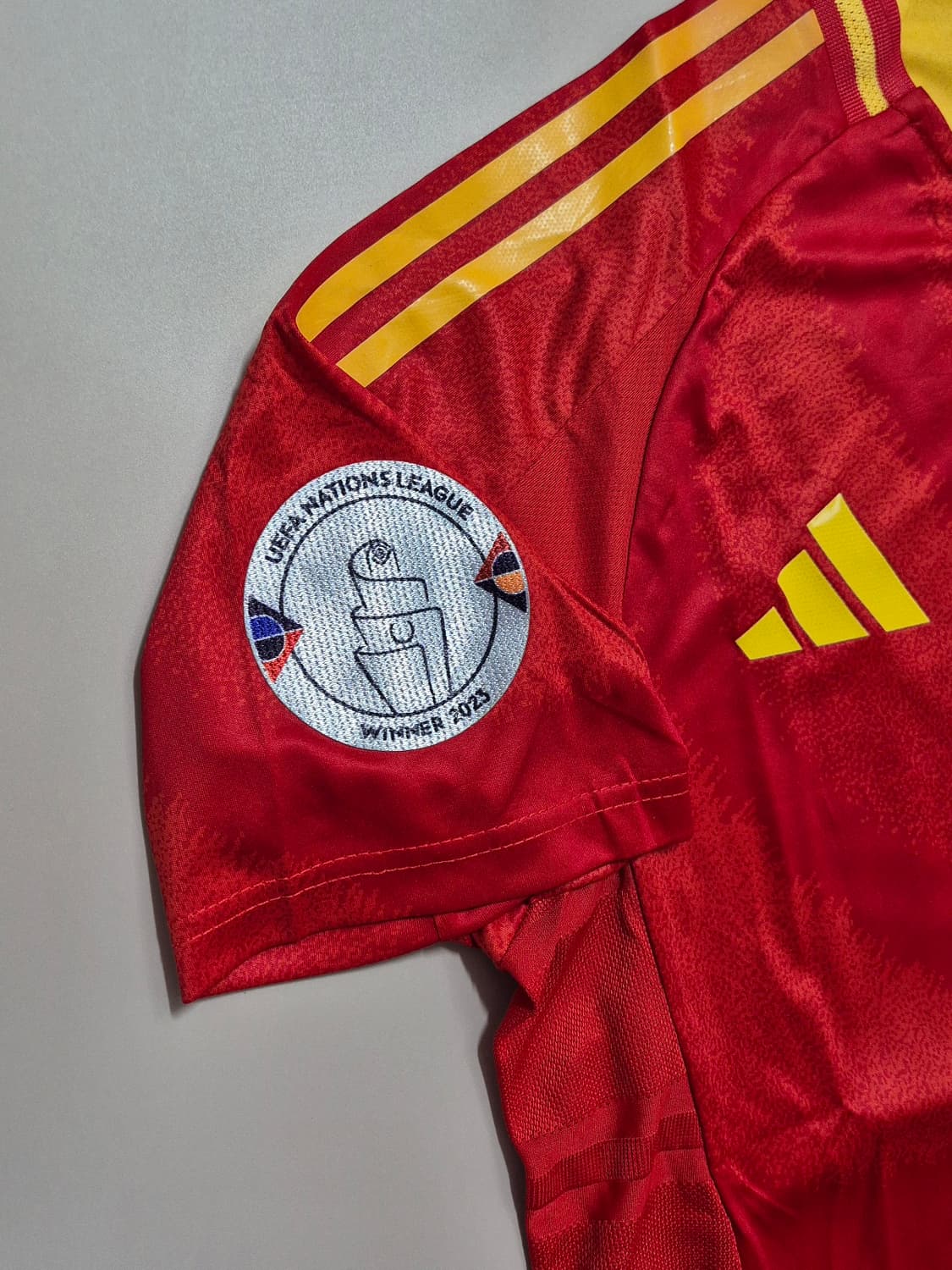 24-25 스페인 국대 라민 야말 유니폼 L(하자있음) 상품이미지4