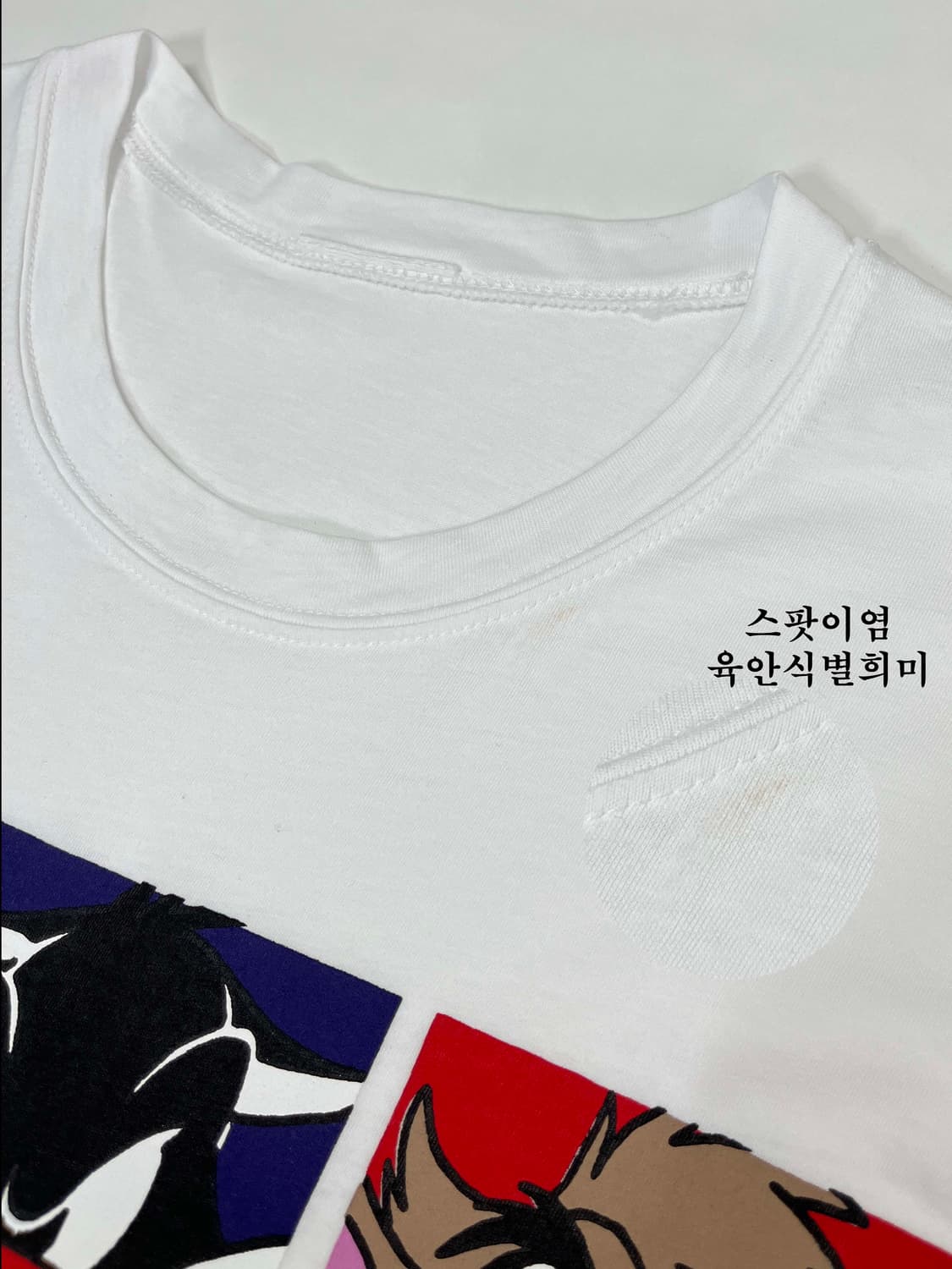 루니 툰즈 애니메이션 카툰 프린팅 반팔 티셔츠 상품이미지5