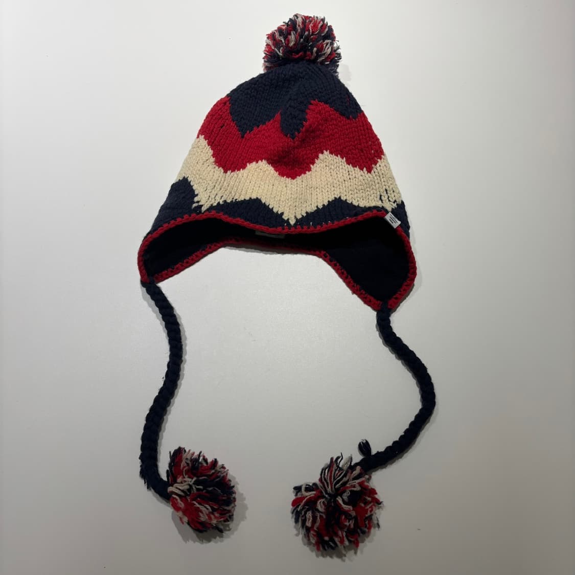 비즈빔 visvim 이어플랩 폼폼 니트 햇 상품이미지1