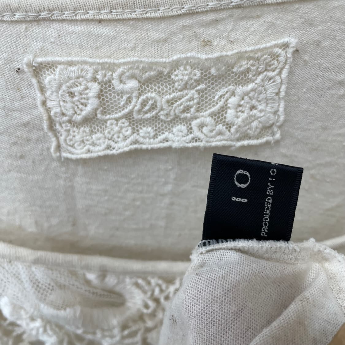 러블리 갸루 비대칭 레이스 반팔 원피스 상품이미지6