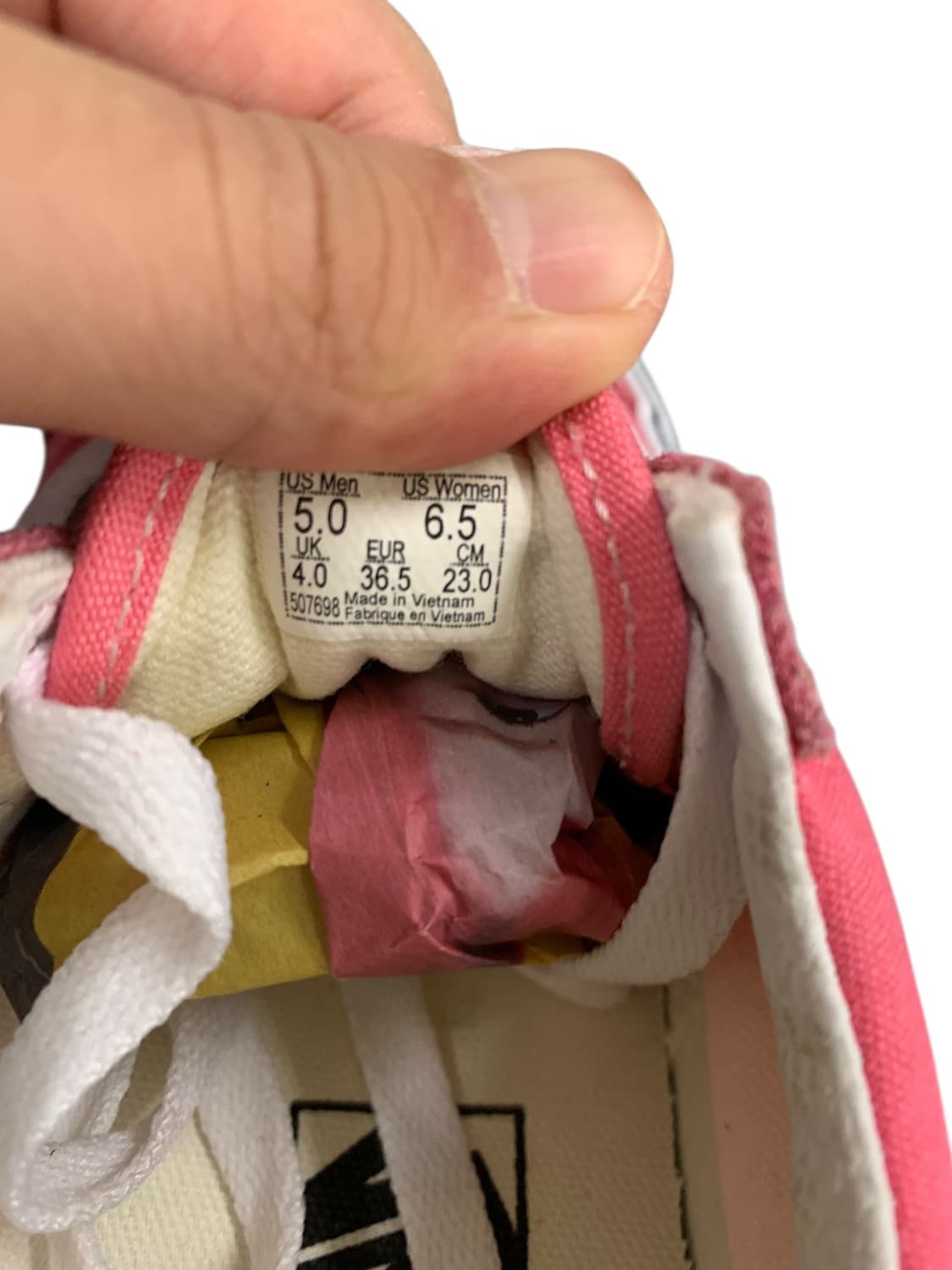 반스 올드스쿨 핑크화이트 230 상품이미지9