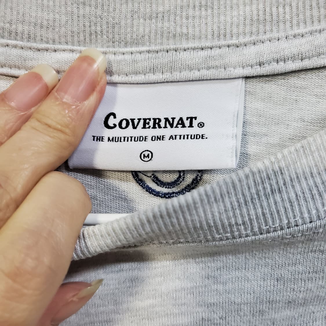 커버낫 빅로고 라운드 반팔 티  상품이미지3