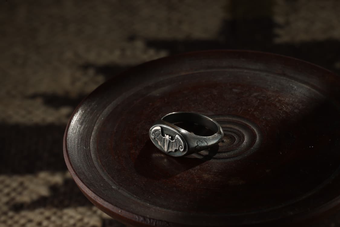 빈스가레지 x ATSA 박쥐패턴 링 상품이미지2