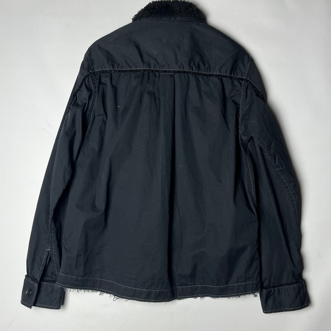 [QUENCH] 빈티지 퍼카라 라인디테일 자켓 상품이미지2