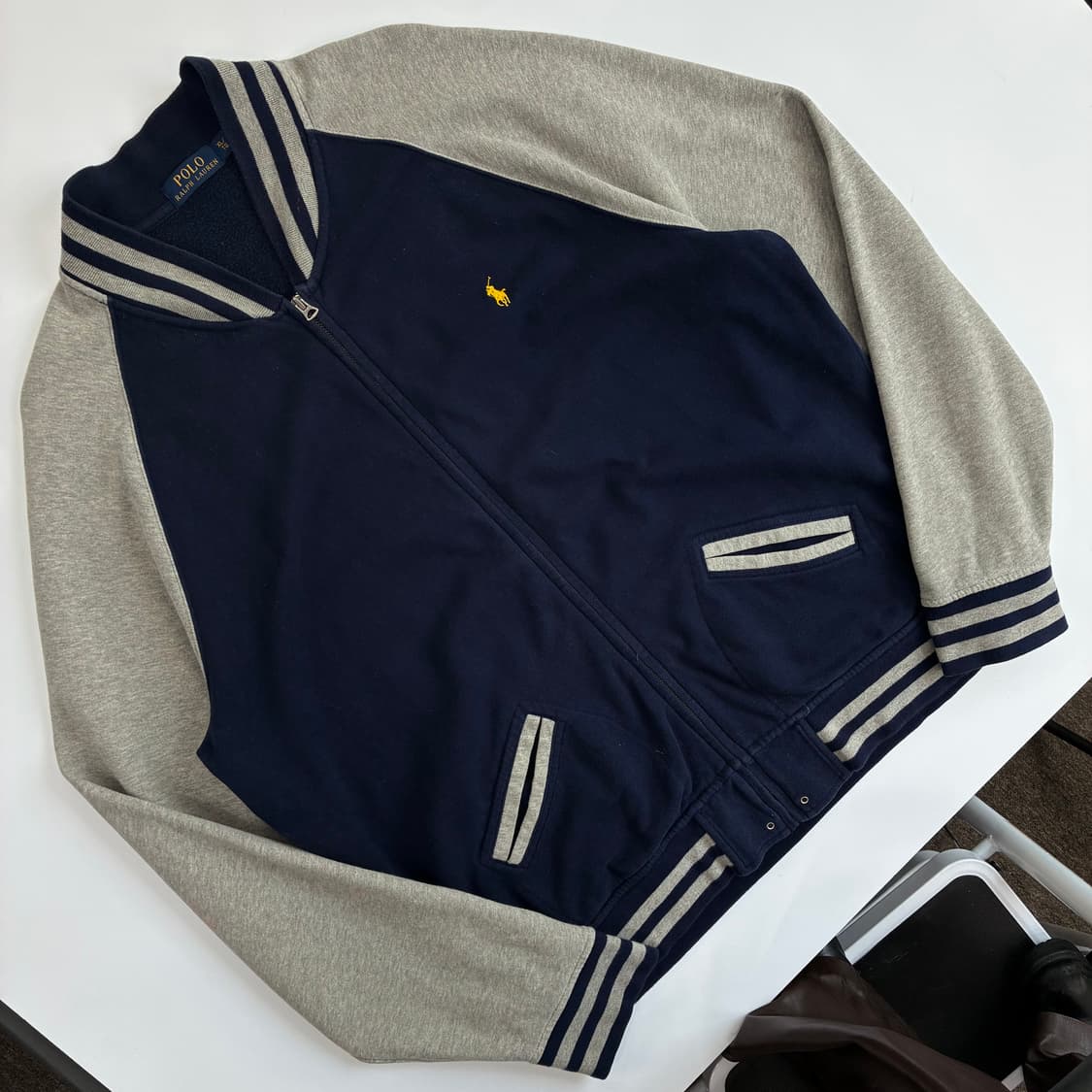 Polo  폴로 랄프로렌 자수 바시티 집업  상품이미지2