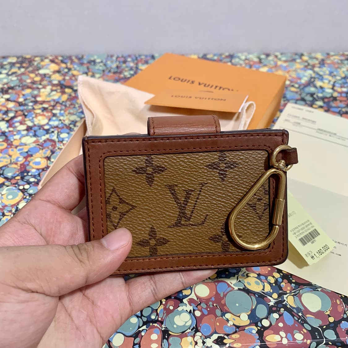 루이비통 도핀 멀티카르트 동전 카드지갑 상품이미지8