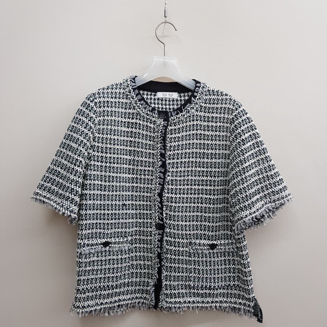 한섬 SJSJ 2022 트위드 반팔 자켓 F사이즈 상품이미지2
