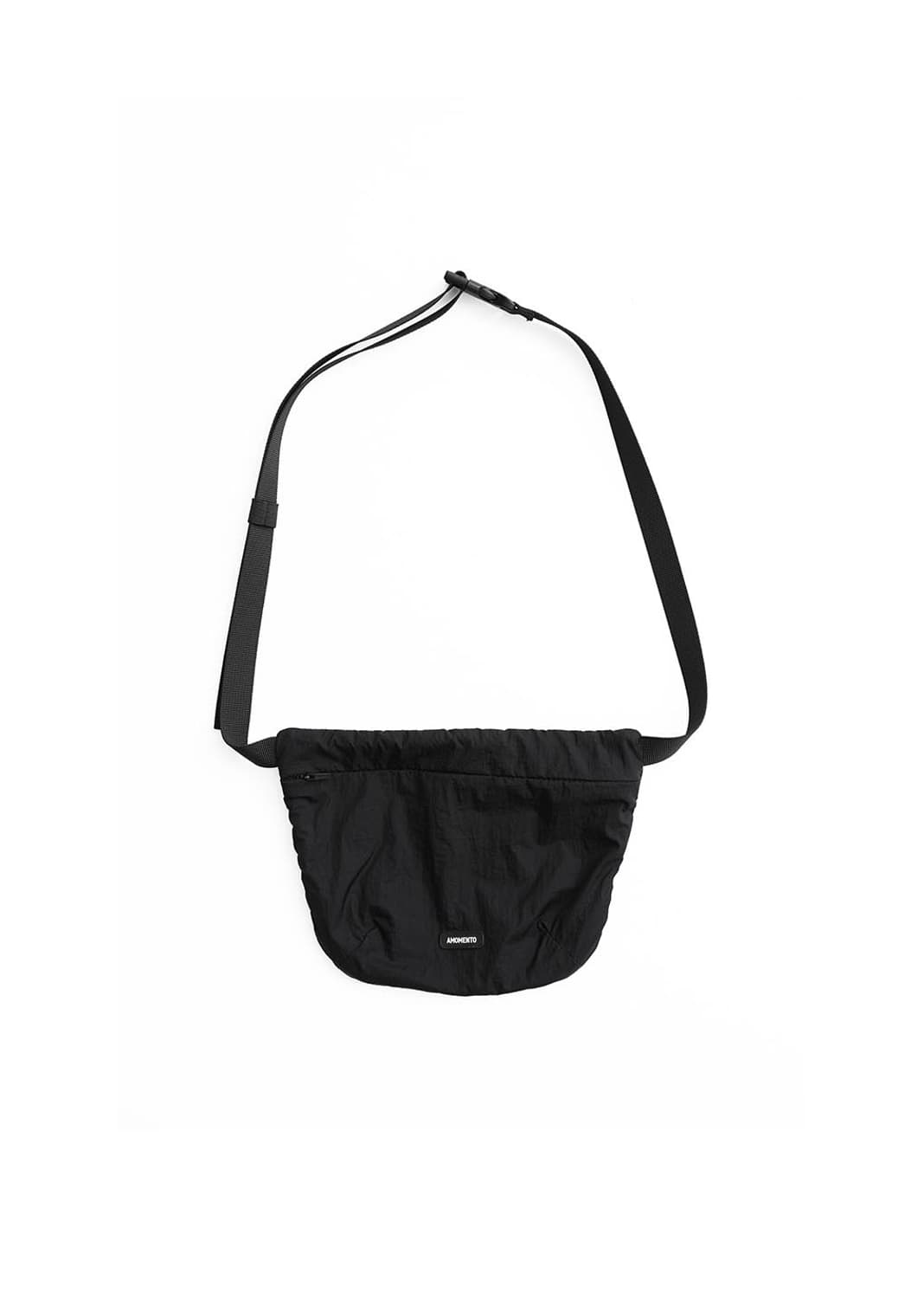 AMOMENTO + Sheer Nylon Belt Bag, Black 상품이미지2