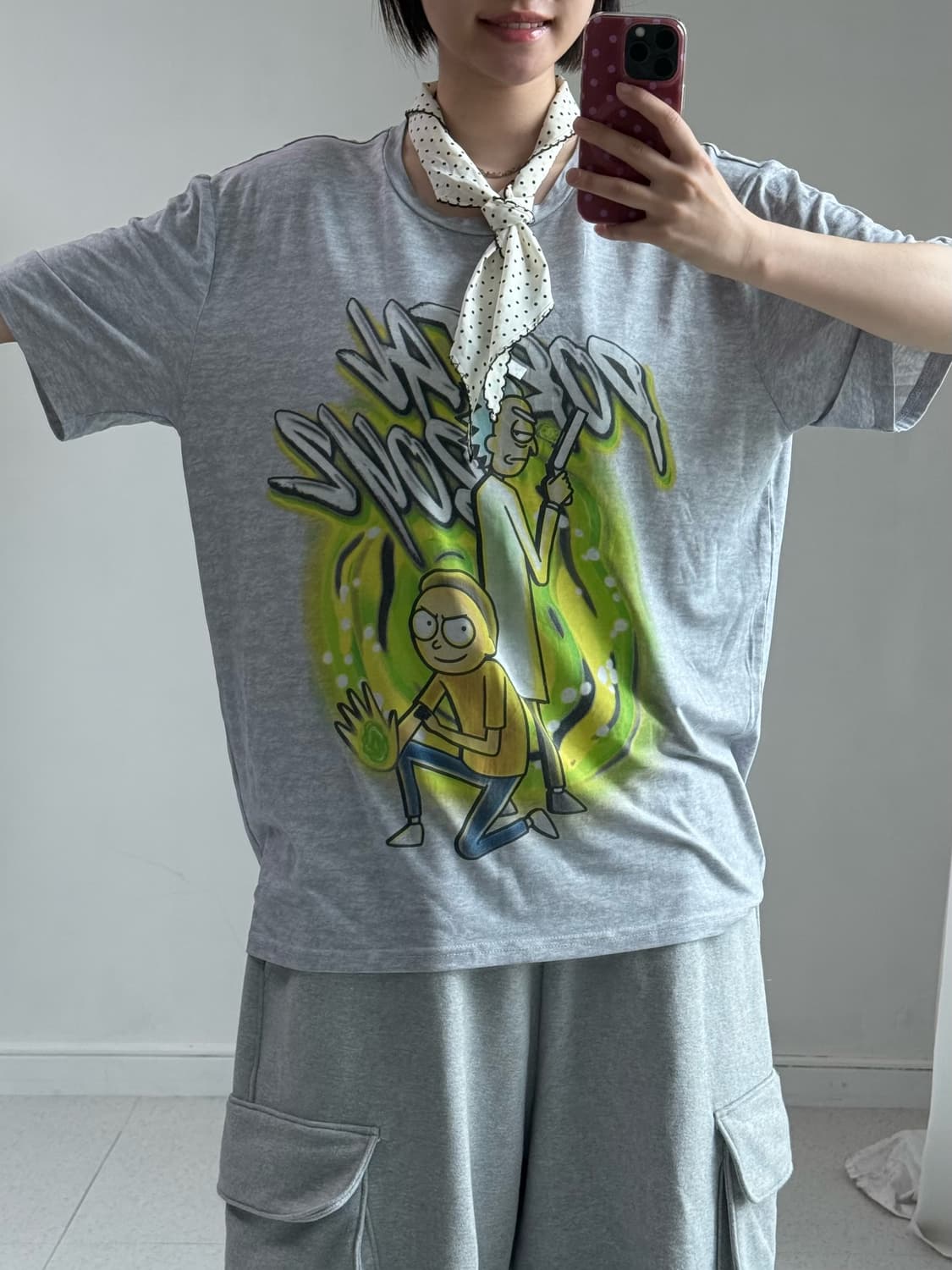 Rick and Morty 카툰 반팔 상품이미지4