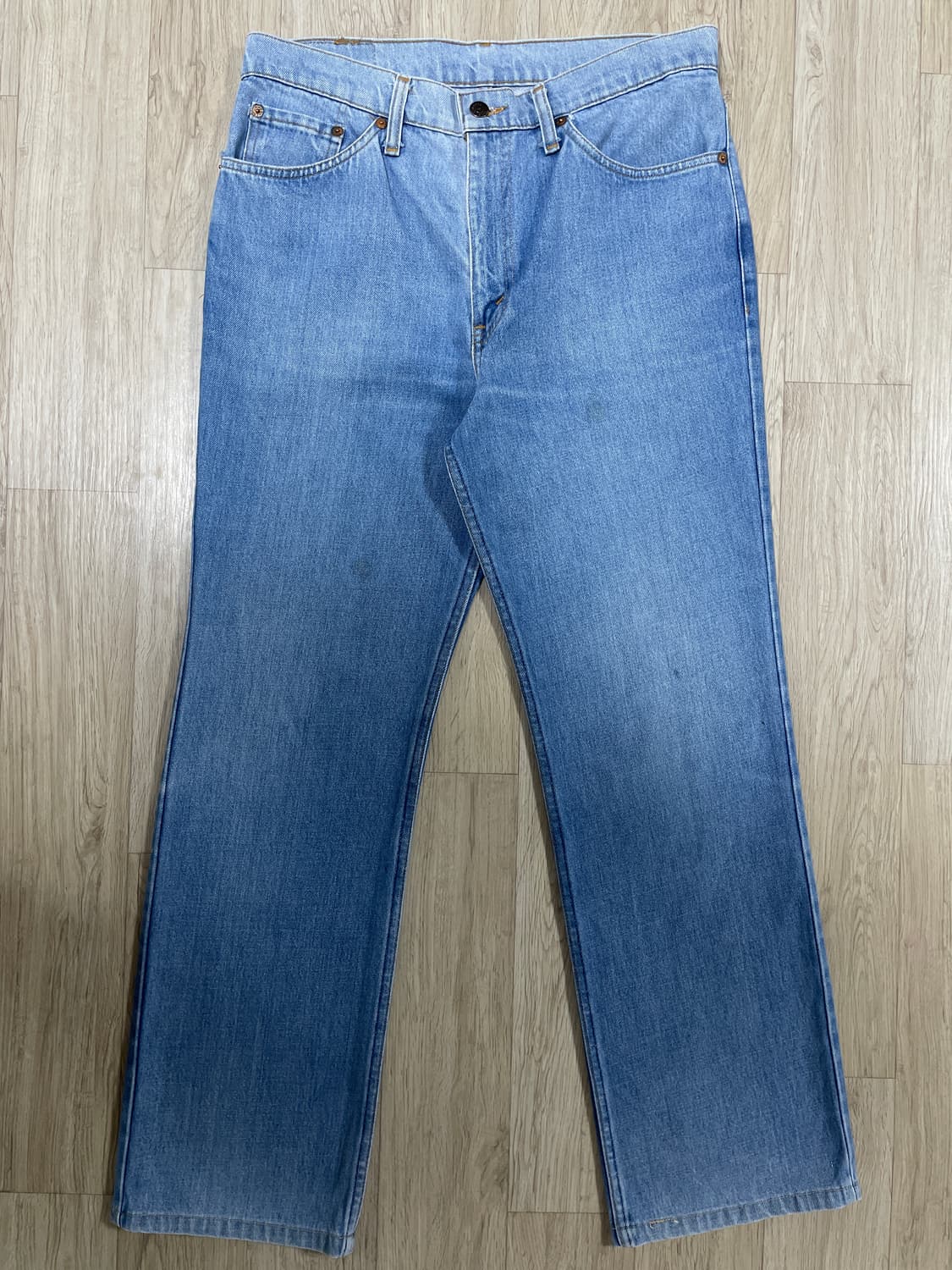 32) 80's 리바이스 재팬 505 연청워싱 데님팬츠 상품이미지2