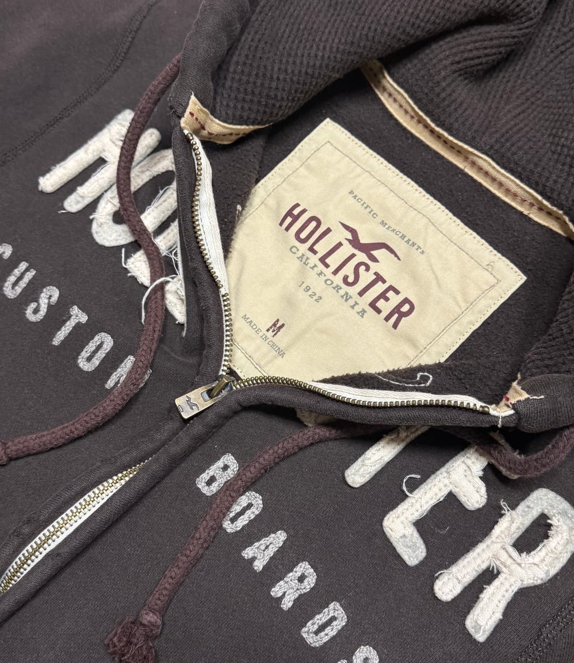 홀리스터 다크브라운 후드집업 상품이미지4