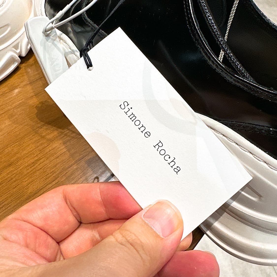 (정품/새상품) 시몬 로샤 남성 로우 트랙 레이스업 브로그 슈즈 상품이미지5