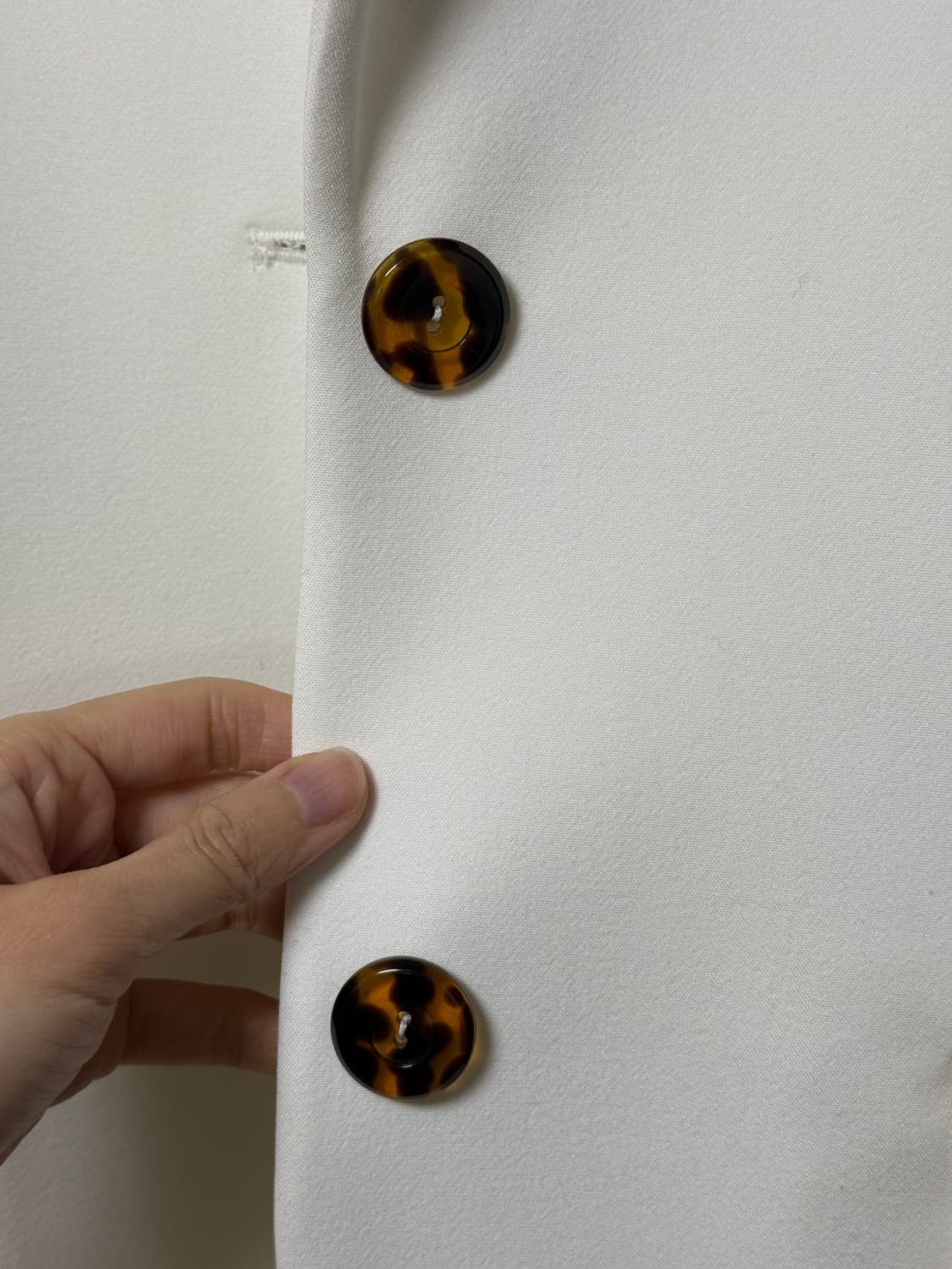 해프닝 433 화이트 테일러드 자켓 상품이미지4