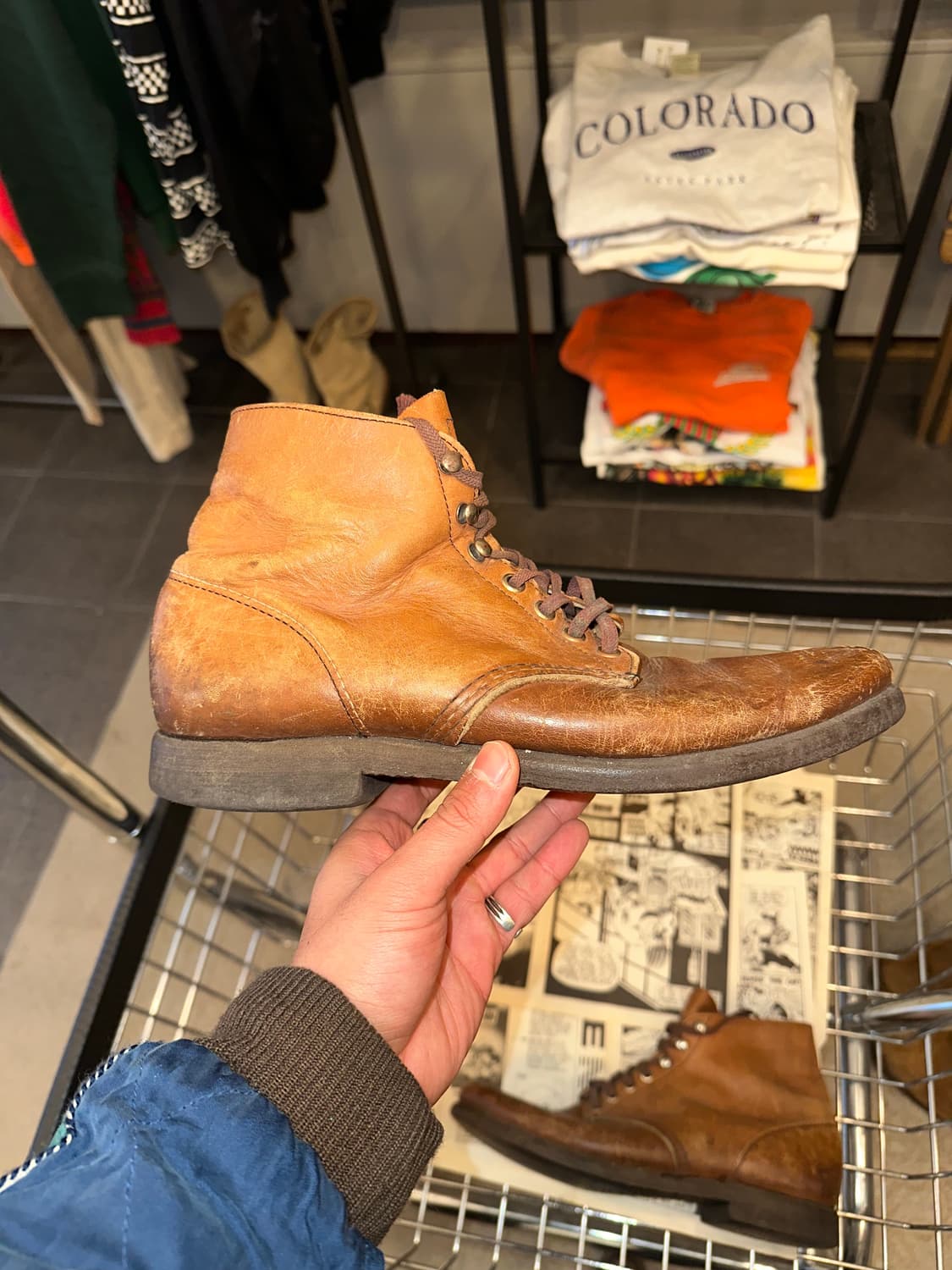 90‘s Red Wing 2126 utility brogan boots 상품이미지9