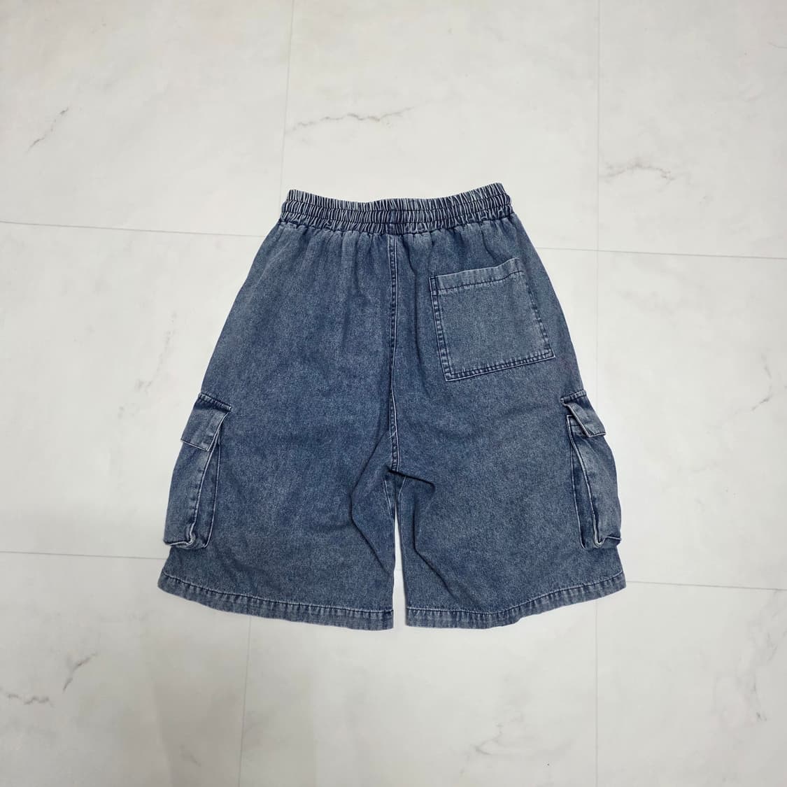 M 리메인세컨드 데님 카고 반바지 버뮤다팬츠 상품이미지2