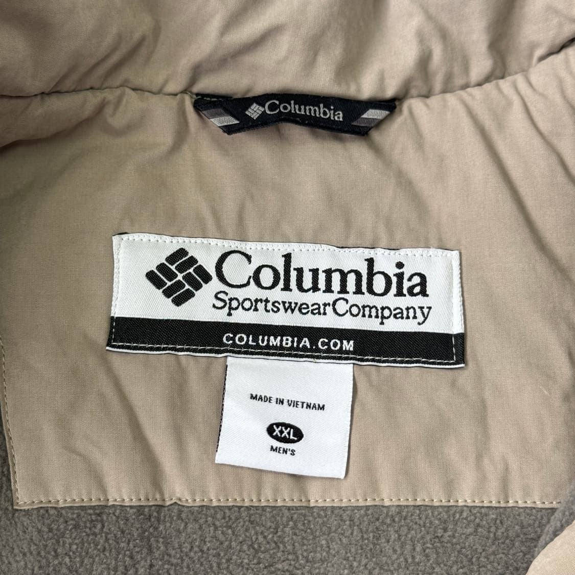 컬럼비아 해외판 빈티지 더티베이지 패딩 점퍼 XXL 상품이미지8