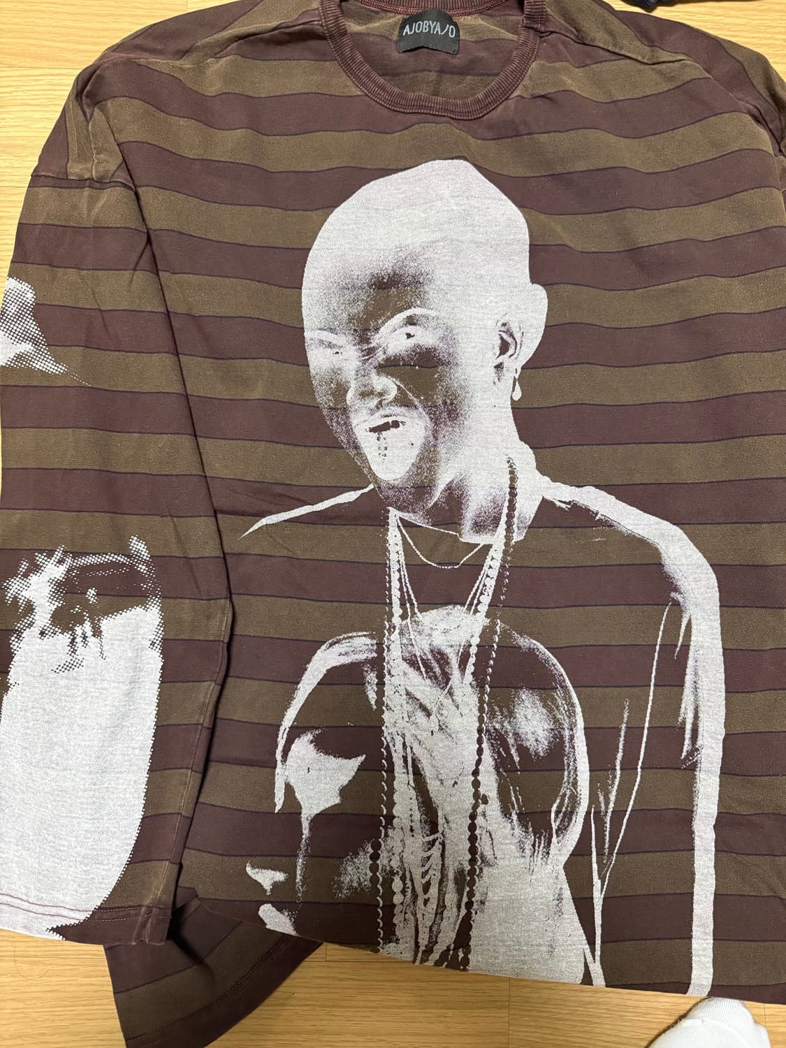 아조바이아조 스트라이프 롱슬리브  상품이미지1