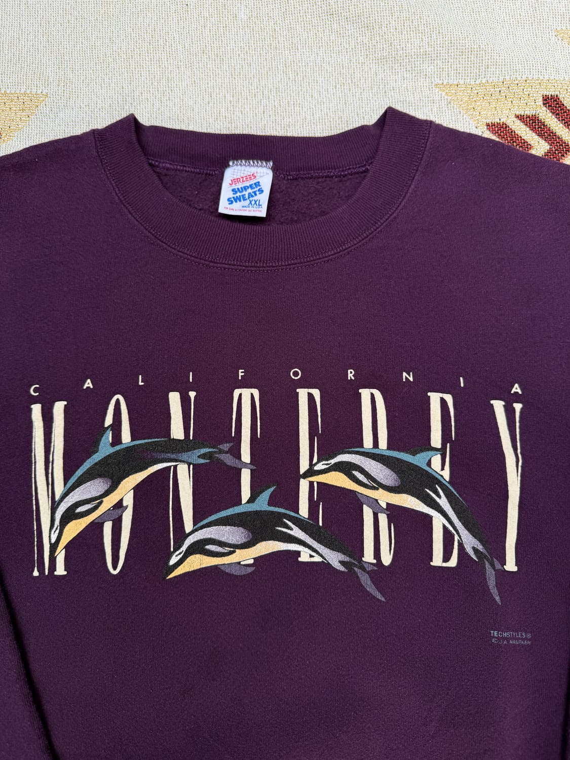 USA🇺🇸 JERZEES Monterey 돌고래 스웻 XXL 상품이미지2