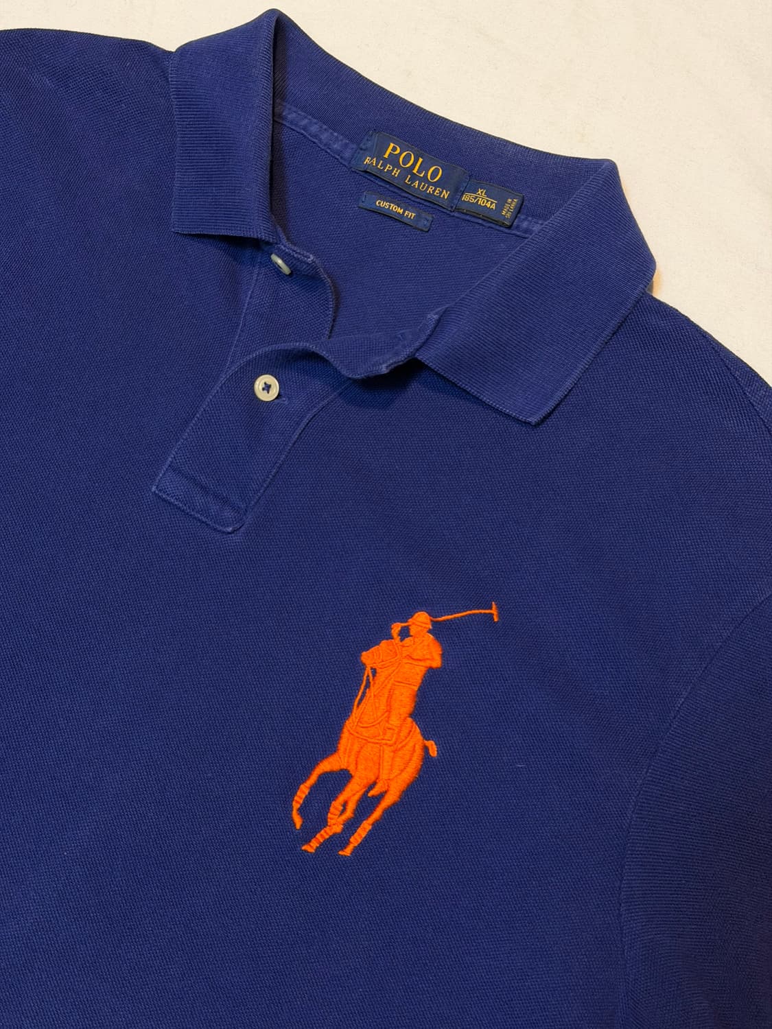 폴로 랄프로렌 빅포니 치프키프 반팔 카라티 블루 상품이미지2