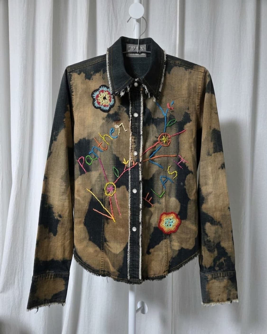 [RARE] Panther 아카이브 블리치 셔츠자켓 (S) 상품이미지1