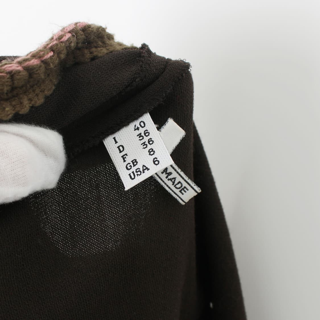 moschino 모스키노 빈티지 울 리본 반팔 미디 원피스 상품이미지9