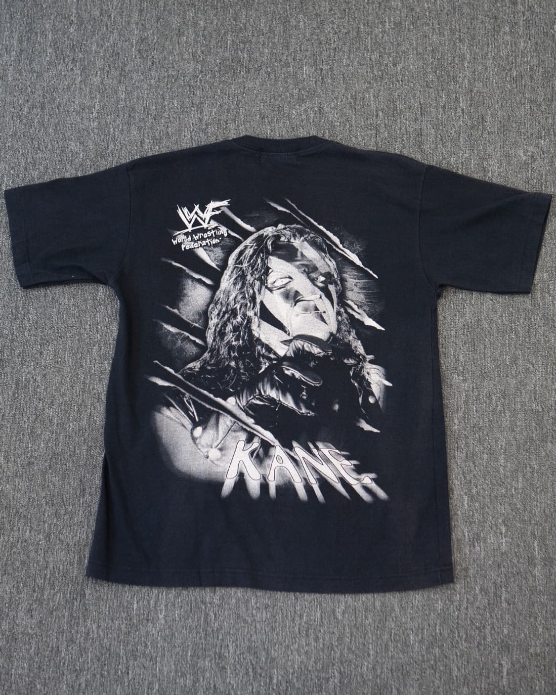  올드 빈티지 WWE WWF 레슬링 케인 반팔티셔츠 상품이미지2