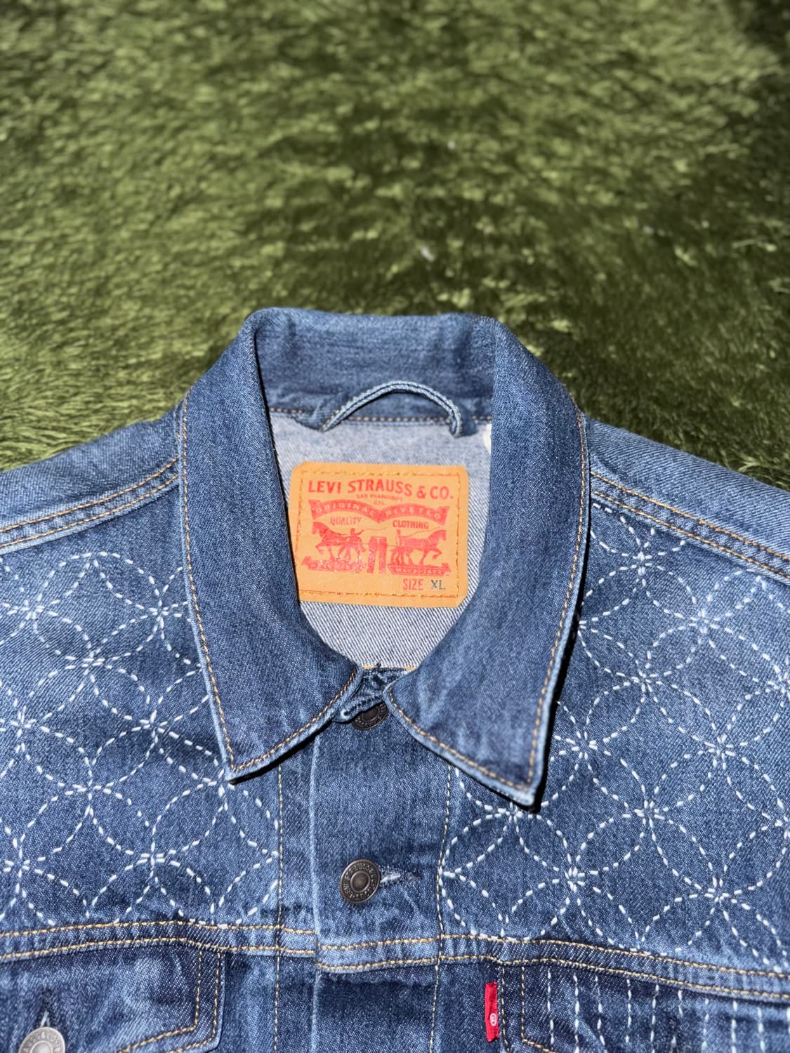 [XL] 리바이스 재패니즈 사시코 커스텀 3rd 데님 자켓 인디고 상품이미지5