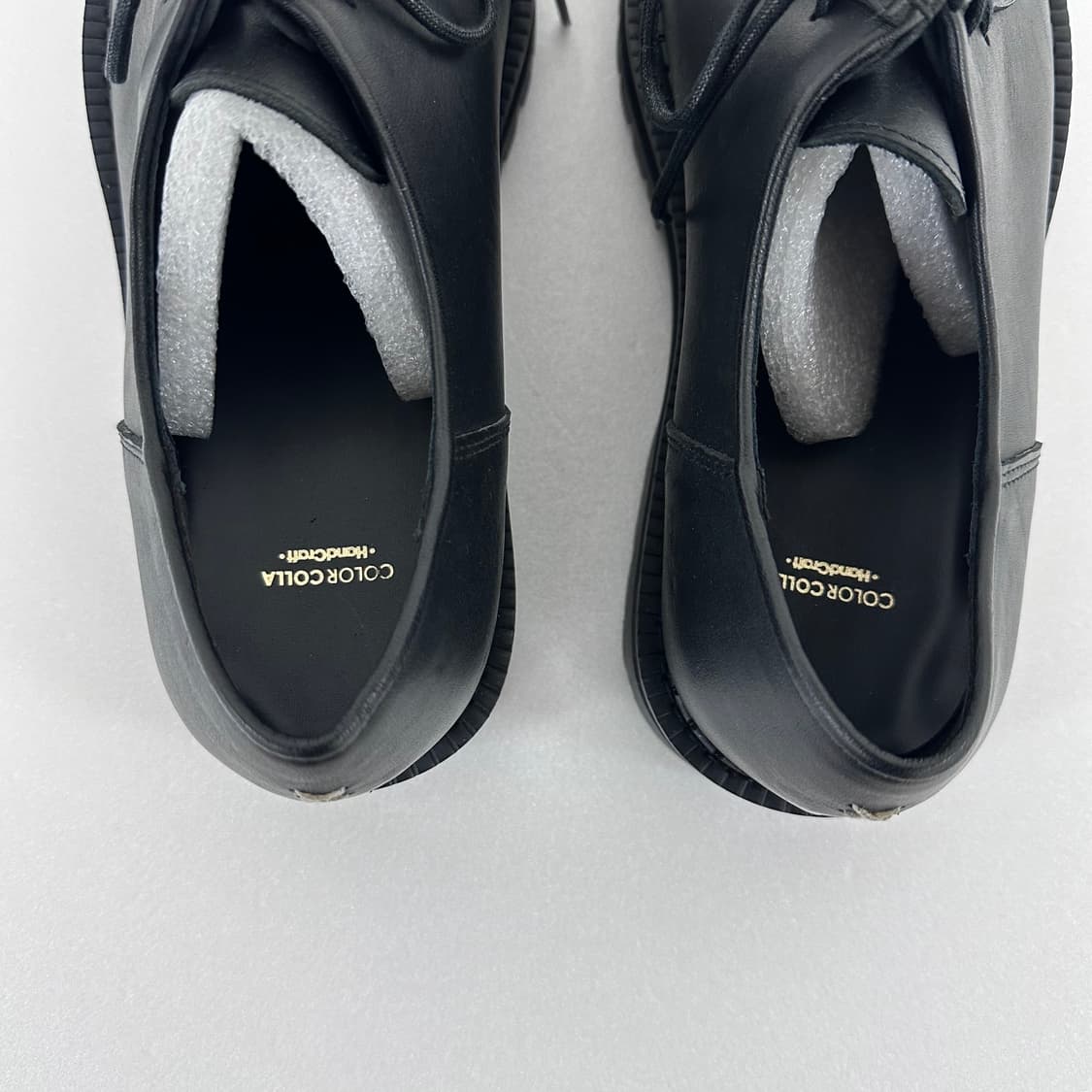 (새상품) 컬러콜라 Color Colla 비브람솔 더비 슈즈 블랙 260 상품이미지4