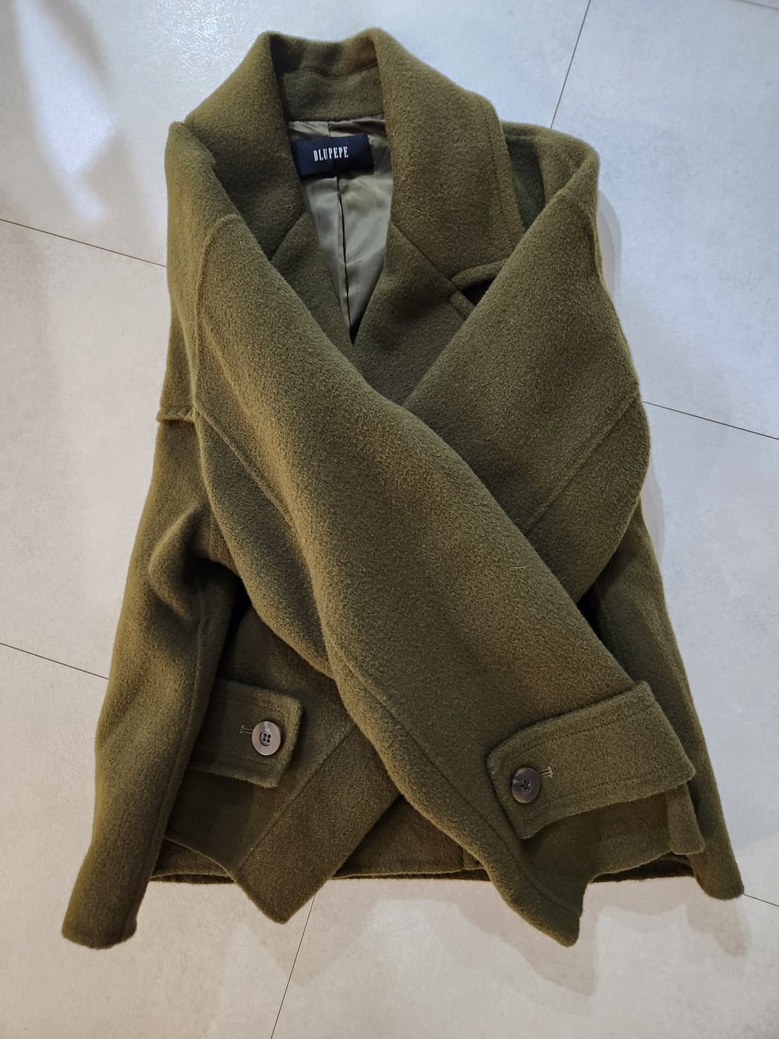 블루페페 BLUPEPE 숏울코트 상품이미지7