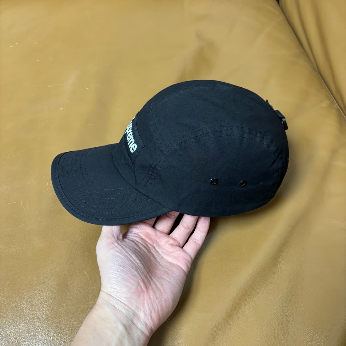 슈프림 캠프캡 모자 박스로고 21fw 왁스드 코튼 상품이미지5