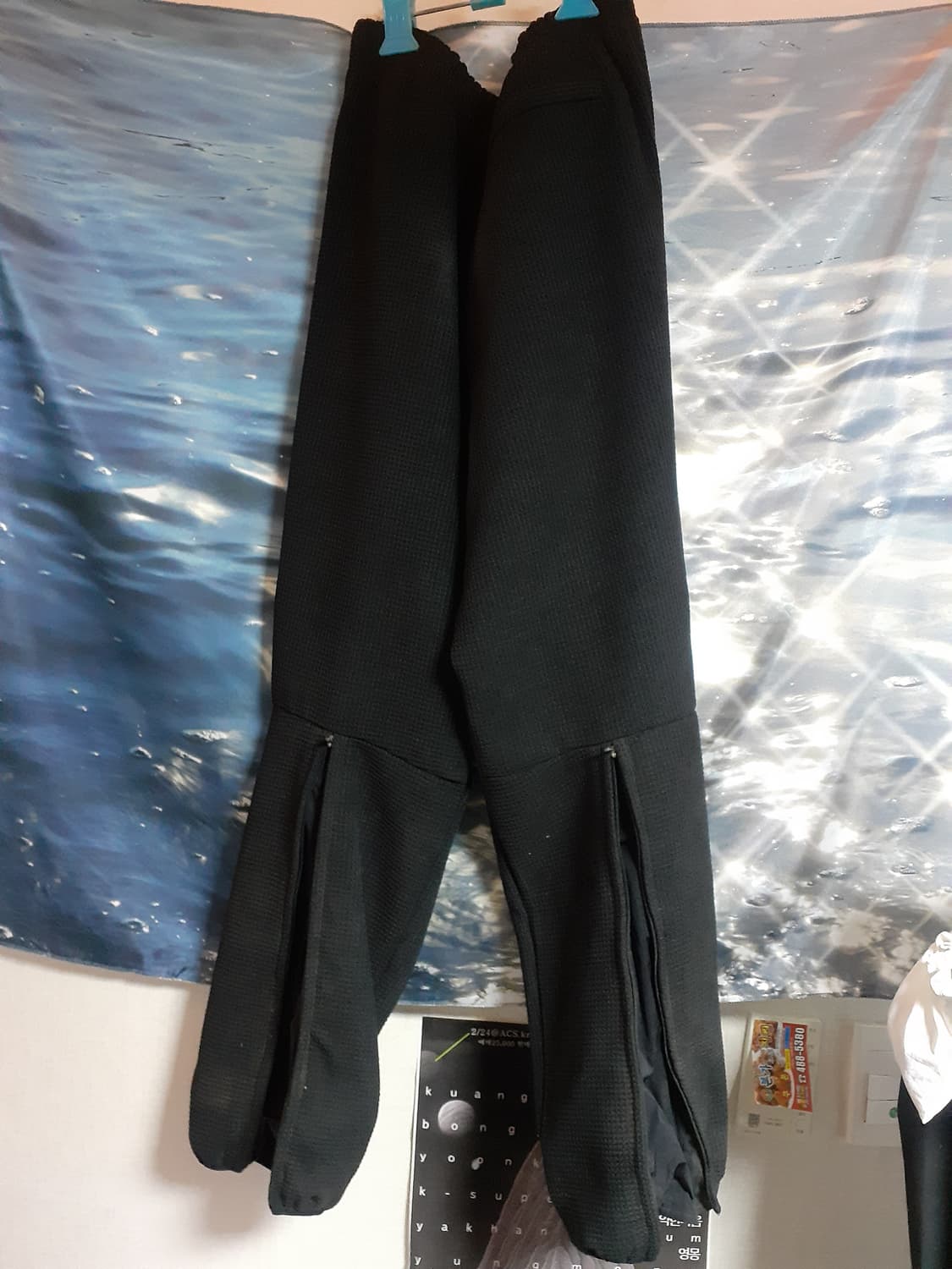 [3] 해칭룸 슬라이드 팬츠 블랙 상품이미지3