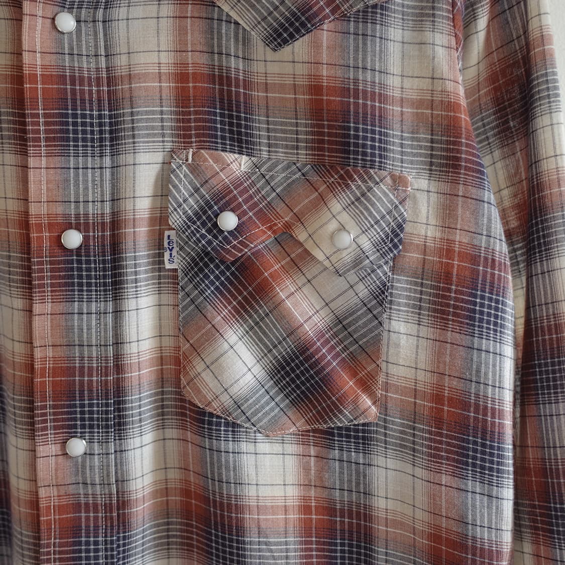 70's Levi's Western Shirt 상품이미지3